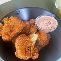 Cauliflower wings   at Moos Ibiza in Ibiza