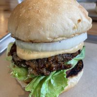 Ontario burger  at Great Lakes in Tokyo
