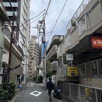 Outside- on a smaller side street, elevated  at Great Lakes in Tokyo