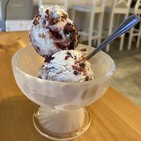 Cherry chip ice cream  at Great Lakes in Tokyo