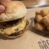 tater tots are NOT potato😒 at Great Lakes in Tokyo