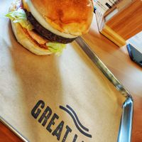 Ontario burger at Great Lakes in Tokyo