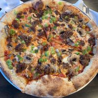 Sausage pizzaa  at Zoe's Pizzeria in Waunakee