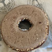 Bagel with cream cheeze   at Copper Branch in Portland