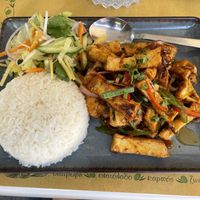 Lemongrass tofu  at Dao Vietnamese Street Food in Athens