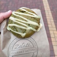 Green match cookie at Zelati in Wellington
