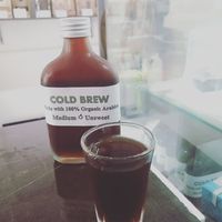 Cold brew organic coffee (easy to digest) at Horizon Cafe in Koh Samui