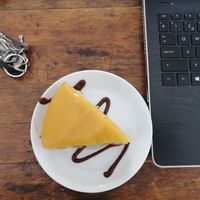 Nice promotions coffee + cake 120 thb at Horizon Cafe in Koh Samui