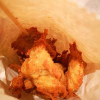 Vegan chicken at Utopia - Raine Square in Perth