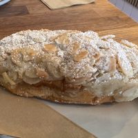 Frangipan croissant 😍  at Mr Cooper's Coffee House in Whitby