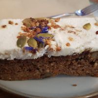 Carrot cake at Mr Cooper's Coffee House in Whitby