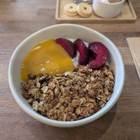 Granola Bowl at Mr Cooper's Coffee House in Whitby