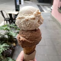 Horchata and Mexican chocolate  at Nieve de Olla in Mexico City
