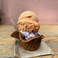 Mamey y jacaranda  at Nieve de Olla in Mexico City
