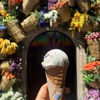 Jacaranda ice cream   at Nieve de Olla in Mexico City