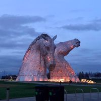 The Kelpies! at Scottish Guided Tours in Stirling