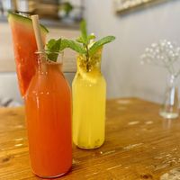 Watermelon and Passionfruit Lemonade  at Palo Verde in Prague