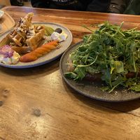 Waffles and Guacamole-Toast. Yummy at Palo Verde in Prague
