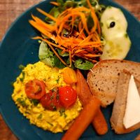 Scrambled Tofu at Palo Verde in Prague