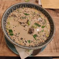 Tom Kha Soup with mushrooms at Palo Verde in Prague