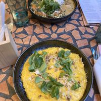 Pumpkin risotto at Palo Verde in Prague