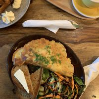 Kimchi omelette  #Veganuary at Palo Verde in Prague