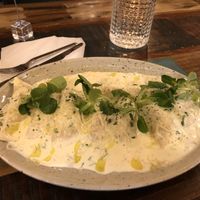 Mushroom ravioli  at Palo Verde in Prague