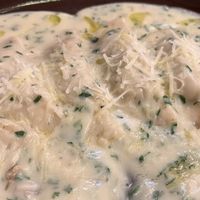 Mushroom ravioli   at Palo Verde in Prague