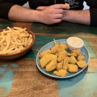 No chicken popcorn 😋  at Palo Verde in Prague