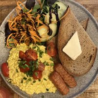 Scrambled tofu~🍴🌱  at Palo Verde in Prague