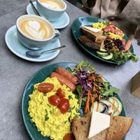 Scrambled tofu  at Palo Verde in Prague