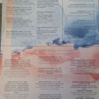 Menu as of August 2022 at Palo Verde in Prague