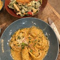 Tortellini and Caesar Salad   at Palo Verde in Prague