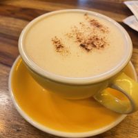 Very delicious chai latte which was the perfect temperature to drink!  at Palo Verde in Prague