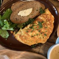 kimchi omelette  at Palo Verde in Prague