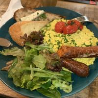 Scrambled tofu  at Palo Verde in Prague