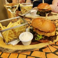 Kimchi burger at Palo Verde in Prague