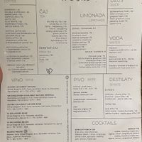 Drinks menu #Veganuary at Palo Verde in Prague