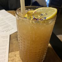 Pear and cinnamon lemonade   at Palo Verde in Prague