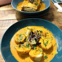 Lasagne and tortellini  at Palo Verde in Prague