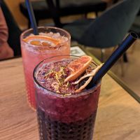 Blueberry lemonade at Palo Verde in Prague