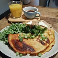 Kimchi Omelette at Palo Verde in Prague