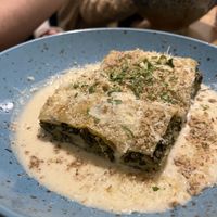 Spinach lasagne   at Palo Verde in Prague