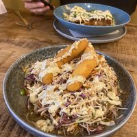 “Shrimp” salad  at Palo Verde in Prague