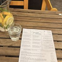 Menu   at Palo Verde in Prague