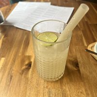Homemade Ginger-Lemon Grass Lemonade  at Palo Verde in Prague