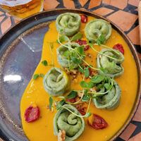 Spinach Pumpkin Tortellini at Palo Verde in Prague
