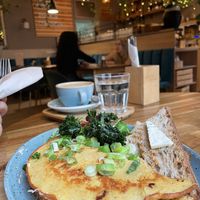 Kimchi omelette   at Palo Verde in Prague