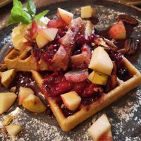 Waffles at Palo Verde in Prague