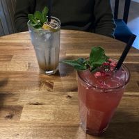 homemade lemonades at Palo Verde in Prague